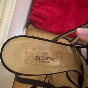 Valentino Satin Bow open toe strappy sandal